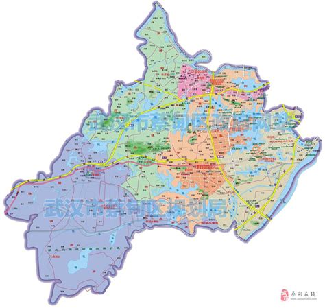 武汉蔡甸地图全图