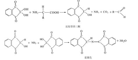 水合茚三酮和氨基酸反应机理