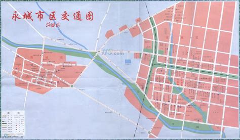 永城市新城区地图