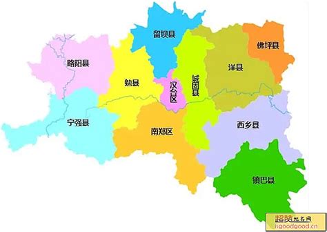 汉中市社区分布图