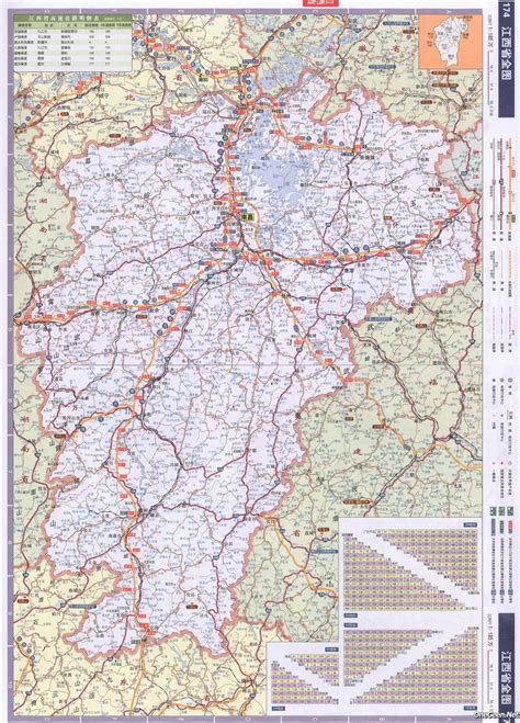 江西省交通地图最新版