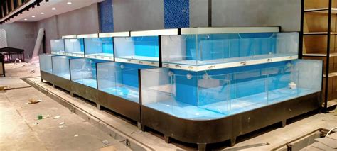 江门玻璃海鲜池定制厂家