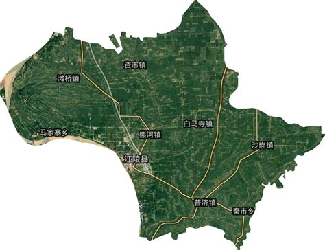 江陵县地图高清版大图