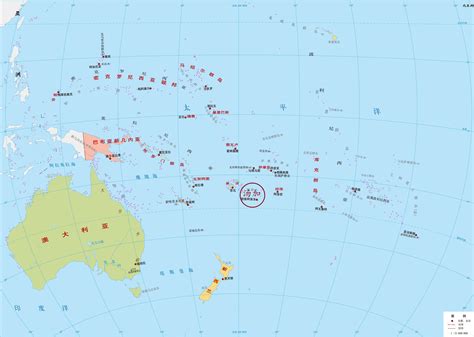 汤加王国地图