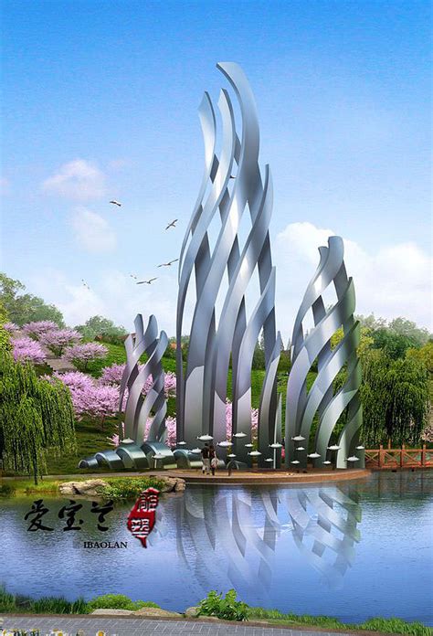 河北景观雕塑效果图