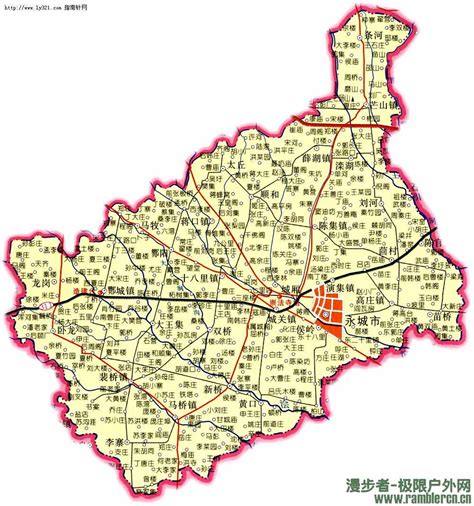 河南商丘永城地图