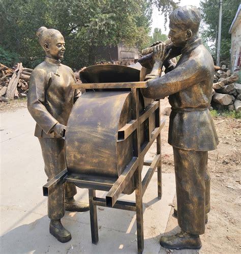 河南玻璃钢民俗文化雕塑工厂