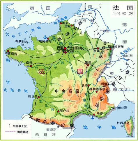 法国世界地图高清版大图