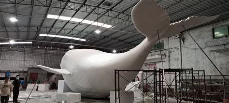 泡沫雕塑大鲸鱼