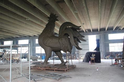 淄博铜鸡雕塑