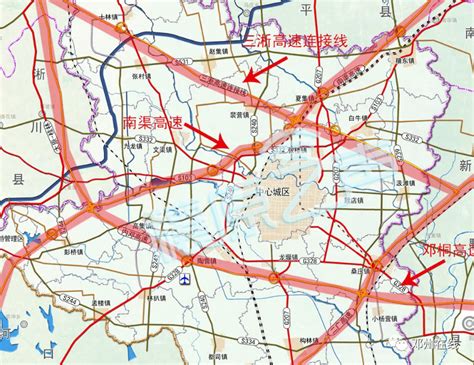 淅川到邓州高速规划图