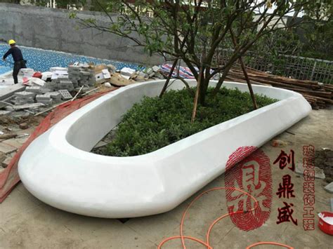 深圳定制玻璃钢种植池造型