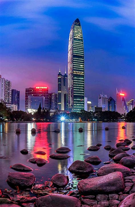 深圳市夜景高清三张图片