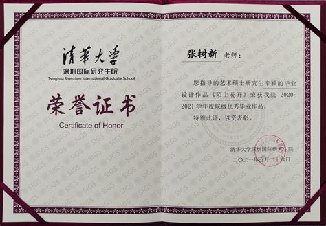 清华深圳国际研究院毕业证