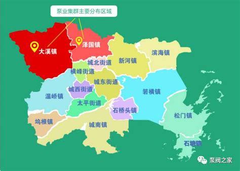 温岭市乡镇分布地图