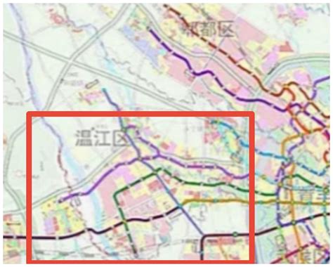 温江地铁规划图2030