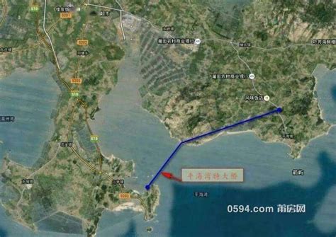 湄洲湾跨海大桥规划图