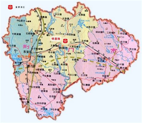 湖北钟祥开发区地图