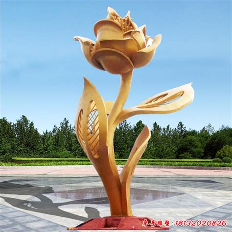 湖南花朵不锈钢人物雕塑