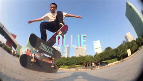 滑板ollie教学