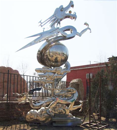 滨州不锈钢龙雕塑生产厂家