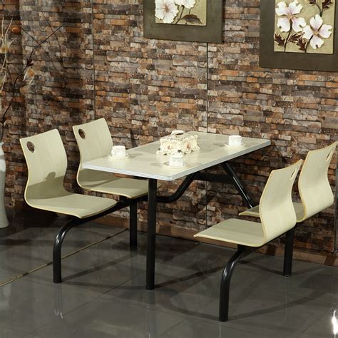 滨州市玻璃钢食堂餐桌椅设计