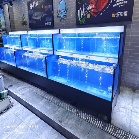 潮州有机玻璃海鲜池定制批发价格