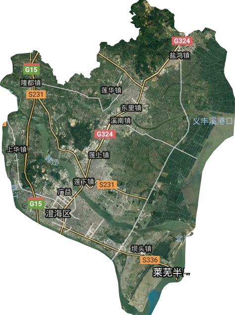 澄海区上华镇地图