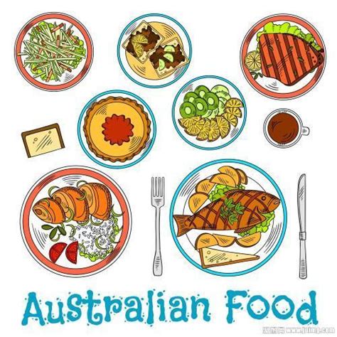 澳大利亚美食简笔画