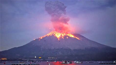 火山爆发视频