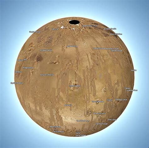 火星最详细地图