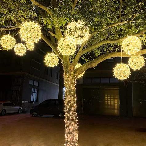 灯带绕在树上安装安全吗