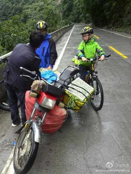 爸爸带12岁儿子骑行西藏