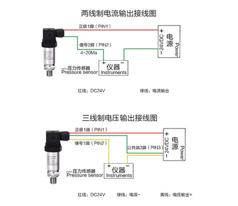 电压型压力传感器接线