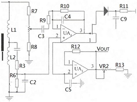 电感位移传感器检测电路
