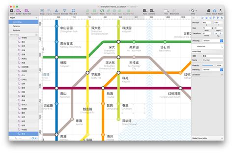画地铁线路图的软件
