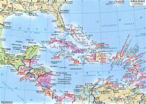 真实的加勒比地图