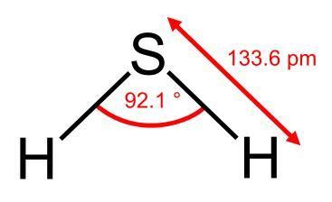 硫化氢分子结构与水相同吗