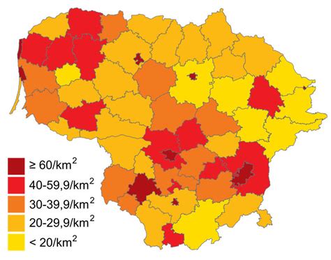 立陶宛国土面积人口