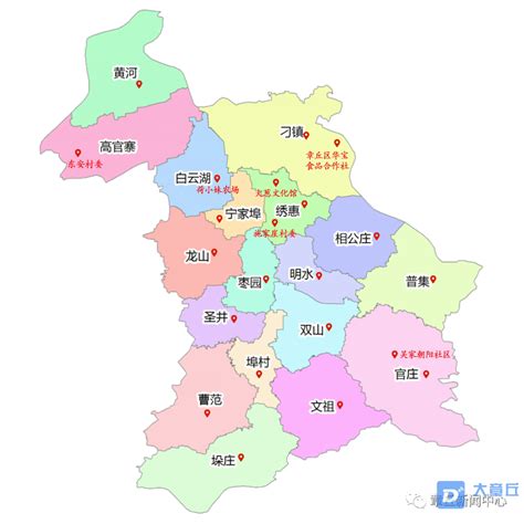 章丘行政区划图