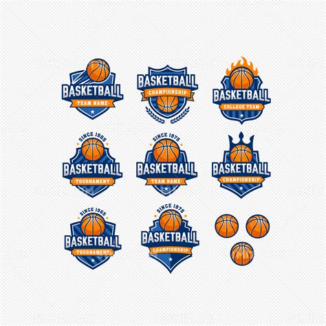 篮球图标设计logo模板
