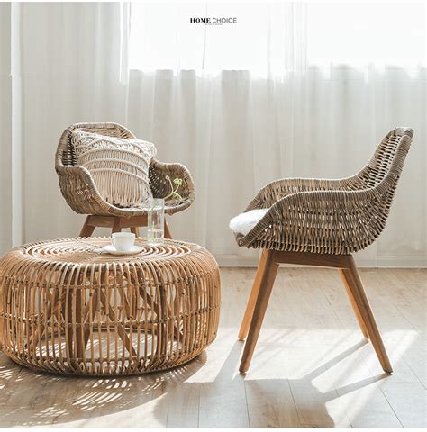 编织休闲椅的设计元素