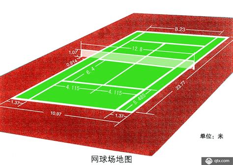 网球场球网安装图解