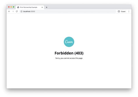 网页打开显示403forbidden