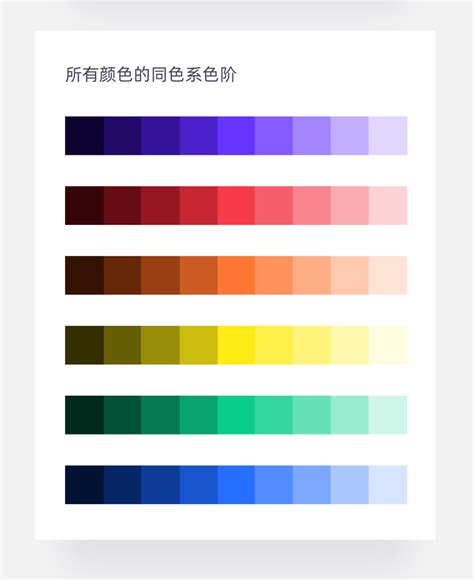 网页设计标准色