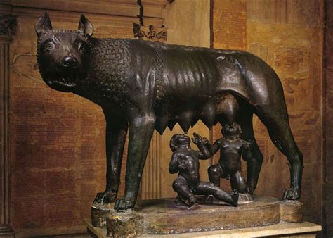罗马母狼铜雕雕塑