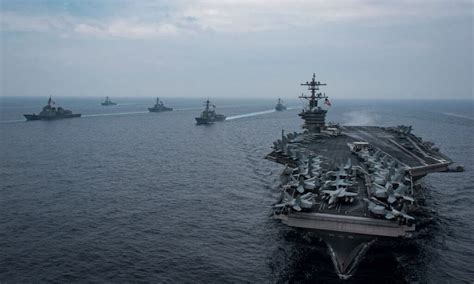 美最大规模海军军演