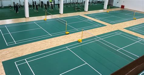 羽毛球场地运动地板