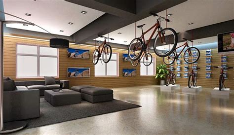 自行车室内设计效果图
