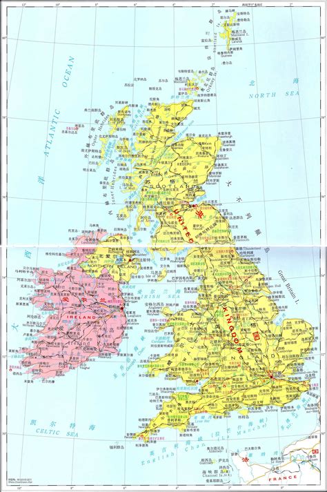 英国地图高清版可放大 中文版